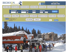 Tablet Screenshot of bighornrentals.com